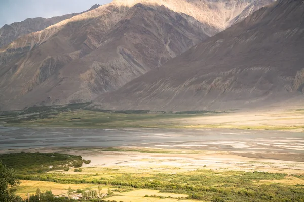 Blick Auf Den Wakhan Korridor Afghanistan Hinter Dem Wakhan Fluss — Stockfoto