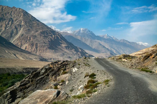Wakhan Údolí Tádžikistánu Krásná Část Dálnice Pamir — Stock fotografie