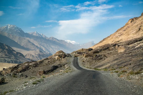 Ваханская Долина Таджикистане Красивая Часть Памирского Шоссе — стоковое фото