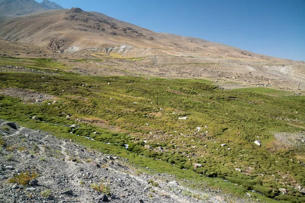 Trekking Dans Vallée Verte Ishkashim Montagnes Afghanistan — Photo
