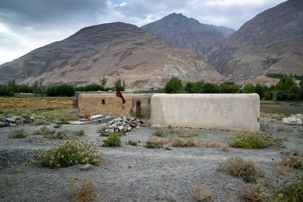 Pohled Vesnice Koridoru Wakhan Afghánistánu — Stock fotografie