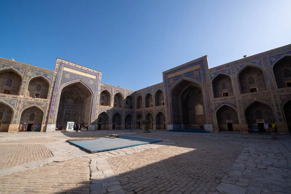 Samarkand Usbekistan September 2019 Registan Platz Einem Sonnigen Tag — Stockfoto