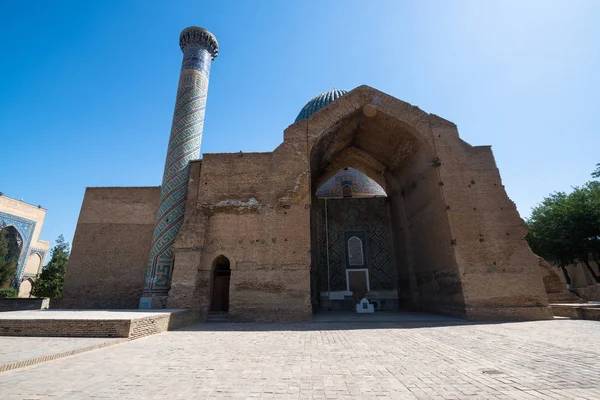 Samarkand Uzbekistan Circa September 2019 Gur Emir Mausoleum Asian Famous — стокове фото