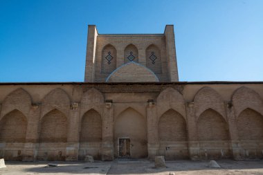 Samarkand, Uzbekistan, circa september 2019: Bibi-Khanym Mosque in Samarkand, Uzbekistan.