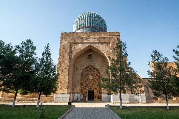 Samarkand Uzbekistán Kolem Září 2019 Mešita Bibi Khanym Samarkandu Uzbekistán — Stock fotografie