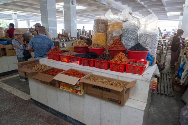 Samarkand Uzbekistan Circa September 2019 Siab Bazaar Siyob Bozori Large — Stockfoto