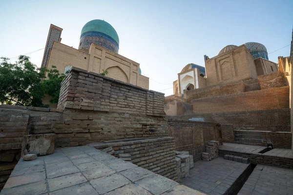 Samarkand Uzbekistan Circa September 2019 Historical Necropolis Mausoleums Shakhi Zinda — Stock Photo, Image