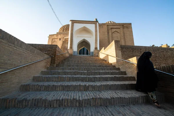 Samarkand Uzbekistan Circa September 2019 Historical Necropolis Mausoleums Shakhi Zinda — стокове фото