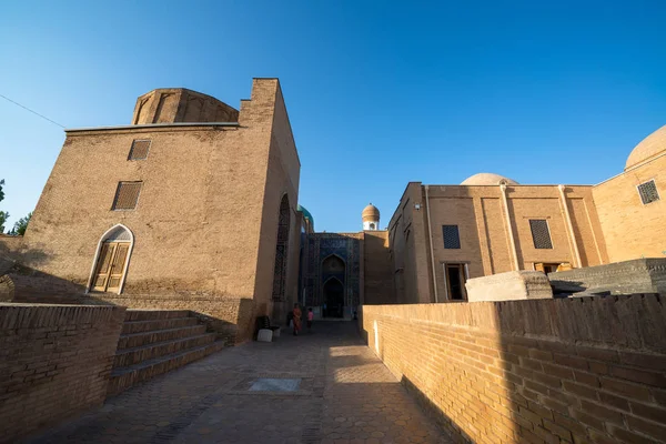 Samarkand Uzbekistan Circa September 2019 Historical Necropolis Mausoleums Shakhi Zinda — Stock Photo, Image