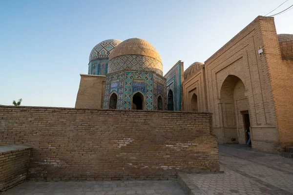 Samarcanda Uzbekistán Alrededor Septiembre 2019 Necrópolis Histórica Mausoleos Shakhi Zinda — Foto de Stock