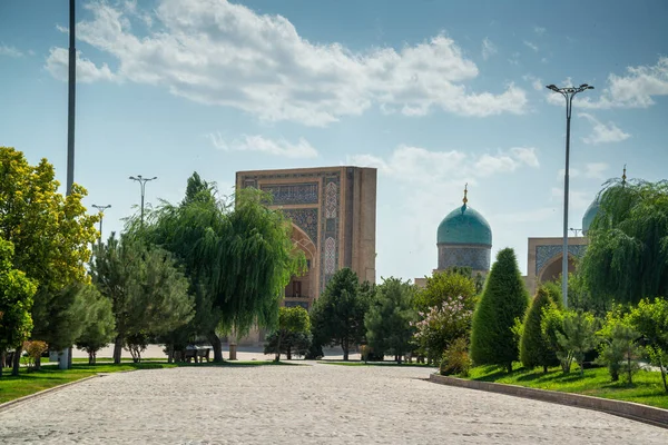 Tasjkent Oezbekistan Circa September 2019 Het Architectuurcomplex Khazrati Imam Top — Stockfoto