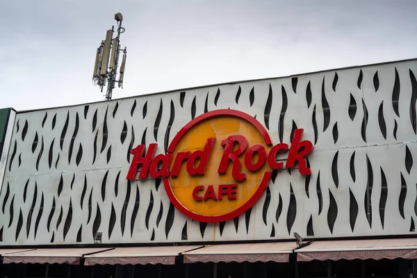Almaty Kazakhstan Circa August 2019 Hard Rock Cafe Restaurant Almaty — Stok fotoğraf