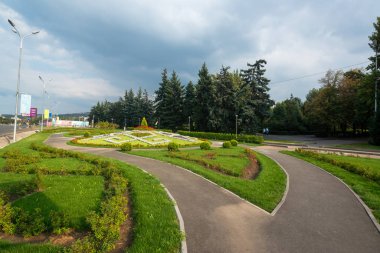 Park in Almaty, Kazakhstan, near the republic square