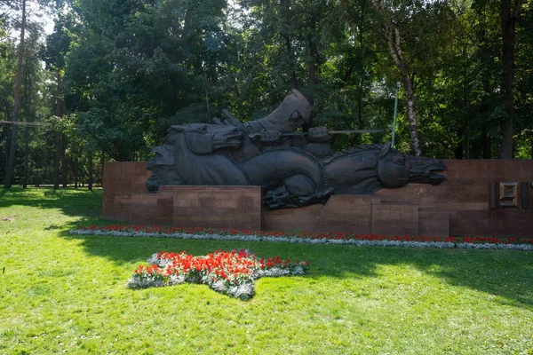 Almaty Kazakhstan Circa September 2019 World War Monument Panfilov Park — 스톡 사진