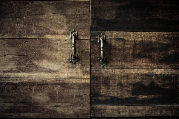 Close-up Kitchen  cabinet doors, Vintage tone — Stock Photo, Image