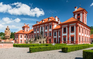 Daha yakından Görünüm'na Palace, Prague, Çek Cumhuriyeti