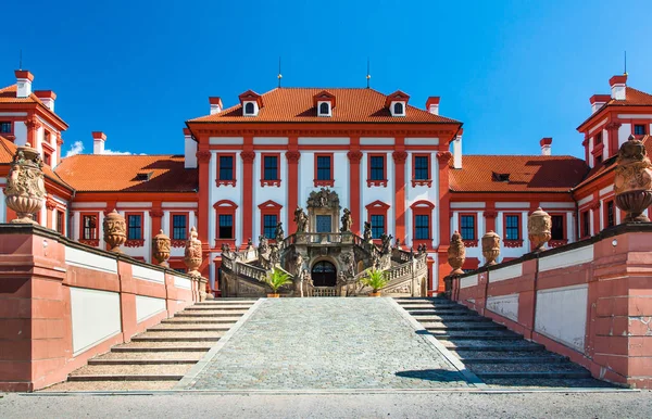Na Sarayı giriş, Prague, Çek Cumhuriyeti — Stok fotoğraf