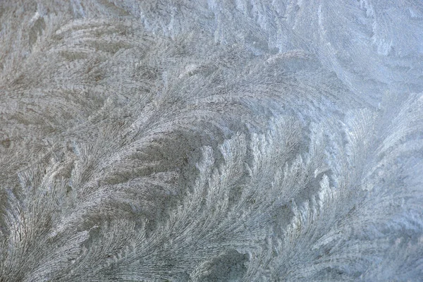 Background Pattern Ice Crystals Glass — Stock Photo, Image
