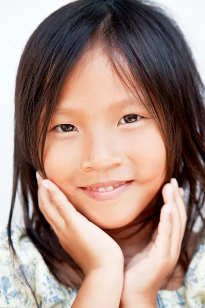 Retrato de menina vietnamita — Fotografia de Stock