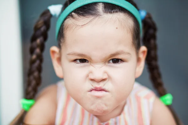 Offended little girl — Stock Photo, Image