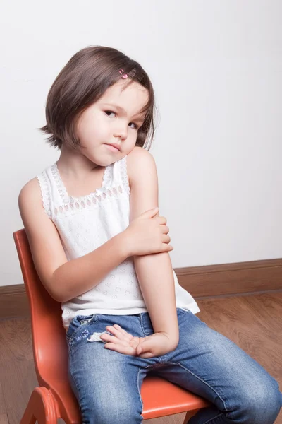 Modelo de moda infantil — Fotografia de Stock