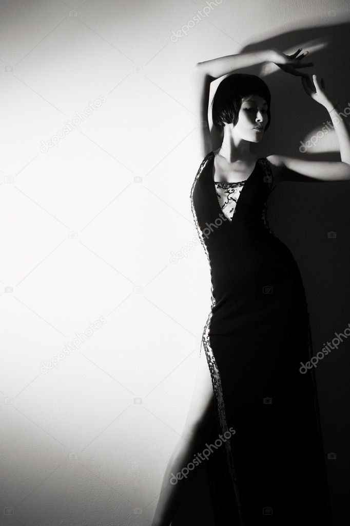 Woman in the style of 20's