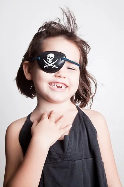 Piratenmädchen — Stockfoto