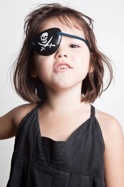 小女孩海盗 — 图库照片