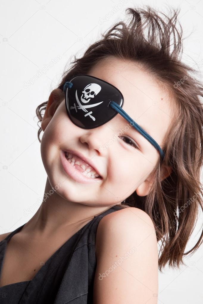 Little Girl Pirate Stock Photo C Radarani 128156826