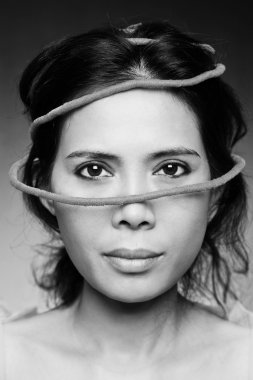 Asyalı bir kadının portresi