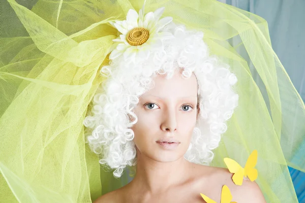 Portret van een meisje fairy — Stockfoto