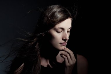 şehvetli kadın portresi