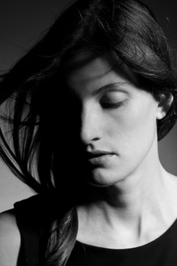 şehvetli kadın portresi