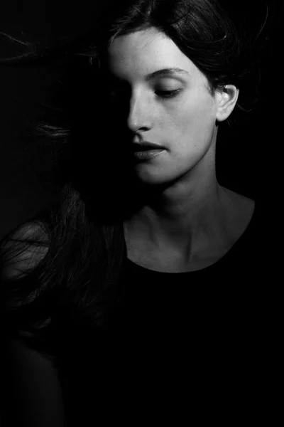 Érzéki nő portréja — Stock Fotó