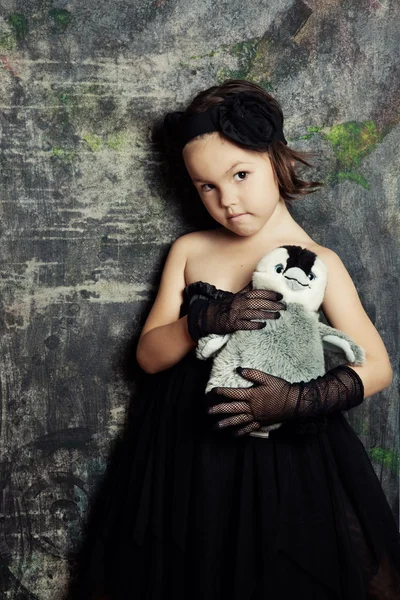 Dark little princess — Stock Photo, Image