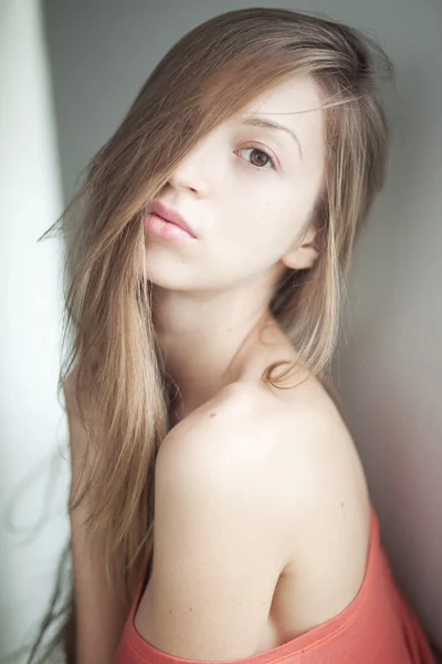 Portrait of romantic girl — Stock Photo, Image