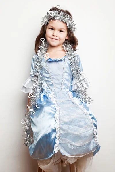 Little princess for Christmas — Stock Photo, Image