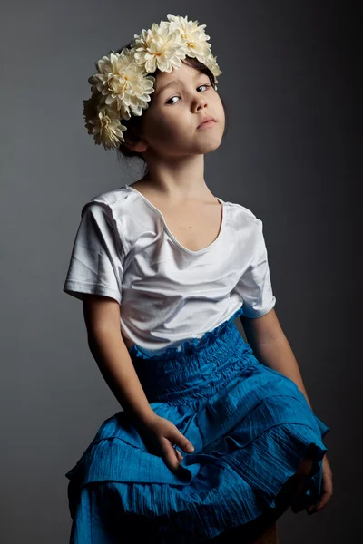 Retrato de menina asiática — Fotografia de Stock