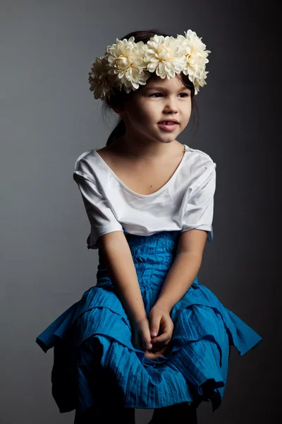 Retrato de menina asiática — Fotografia de Stock