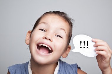 Çocuk bir balon düşüncelerle