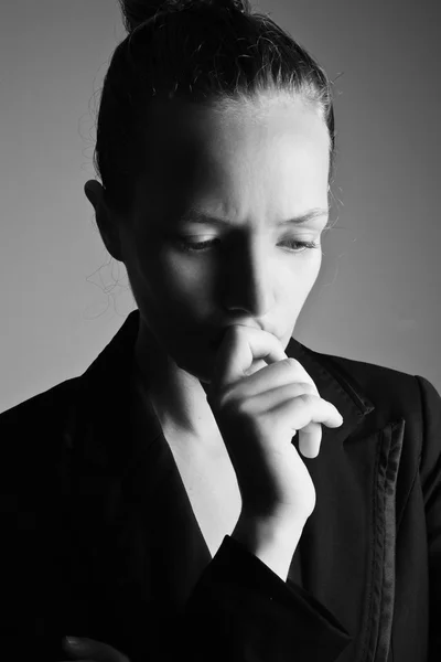 Woman in a business suit — Stock Photo, Image