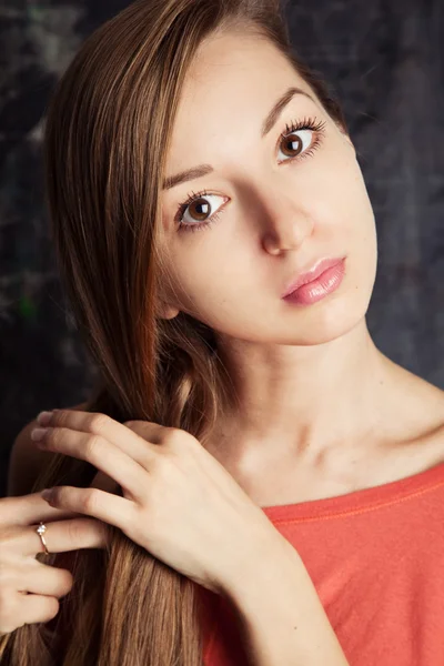 Portrait of a russian woman — Stock Photo, Image