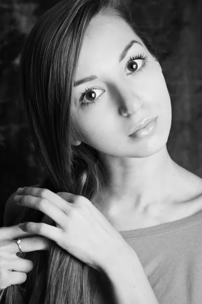 Portret van een Russische vrouw — Stockfoto