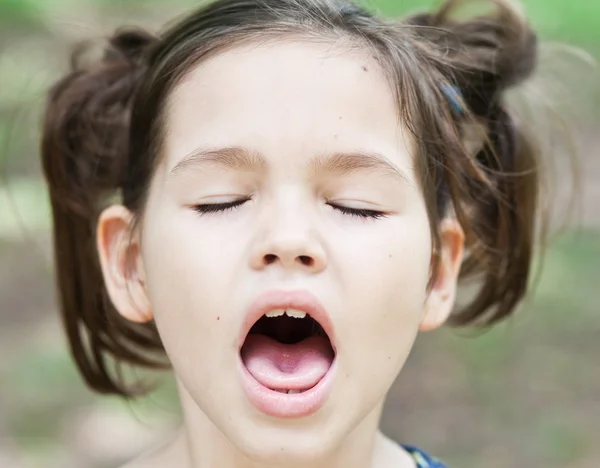 Funny little girl — Stock Photo, Image