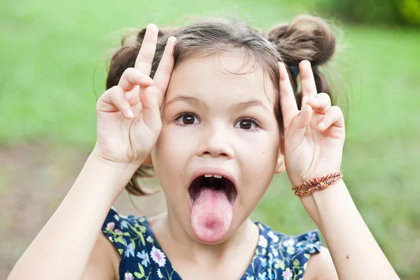 Engraçado menina — Fotografia de Stock