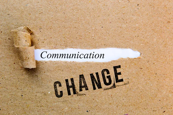 Cambio - Comunicación - Estrategias exitosas para el cambio — Foto de Stock