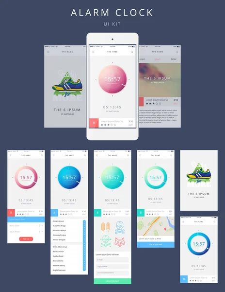 Alarm klok ontwerp — Stockvector