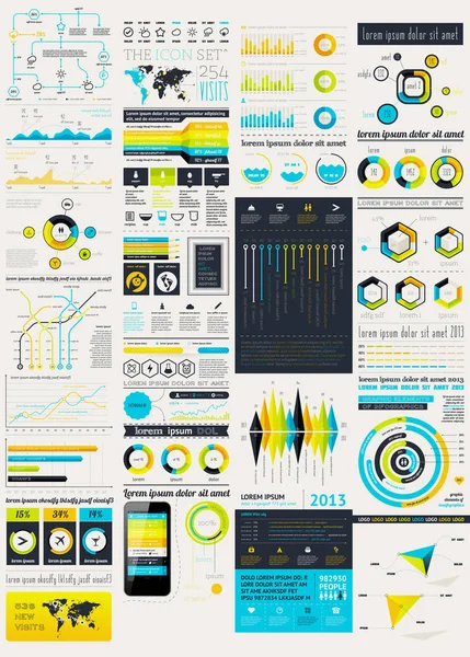 Modèle d'interface graphique pour téléphone Illustrations De Stock Libres De Droits