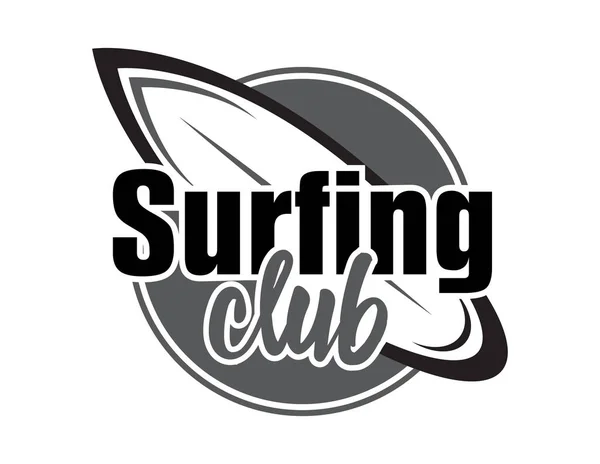 Surfing koncepcja koszula lub logo, pieczęć wydruku,. — Wektor stockowy