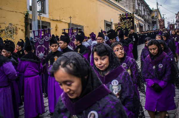 Procesión religiosa en Quetzaltenango — Foto de Stock